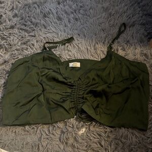 Aerie Dark Green Crop Top